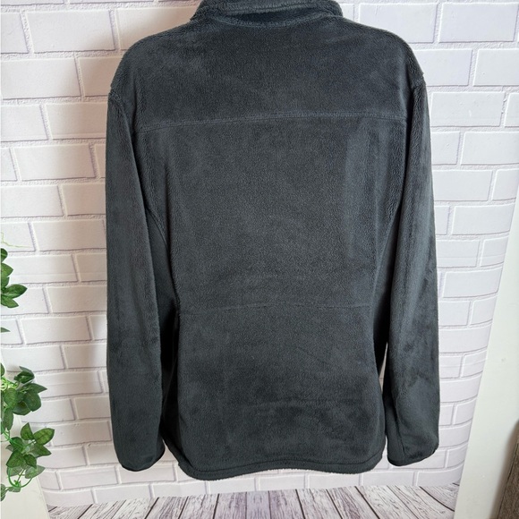 L.L. BEAN Cozy black Teddy Jacket with Plush Texture and Relaxed Fit/size L - Picture 6 of 12
